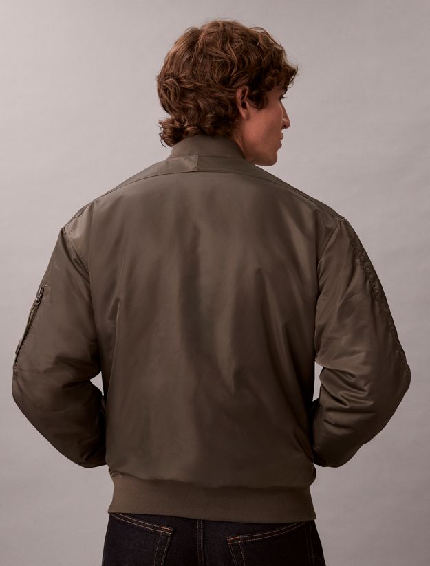 Nylon Bomber Jacket