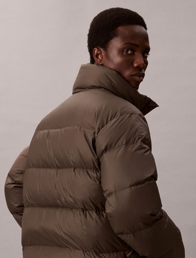 Channelled Down Puffer Jacket