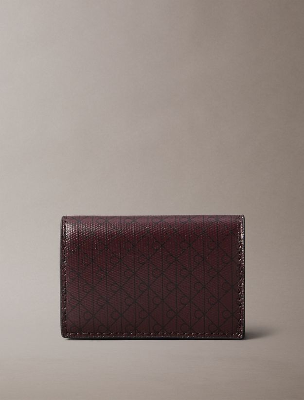 Monogram Logo Accordion Card Holder