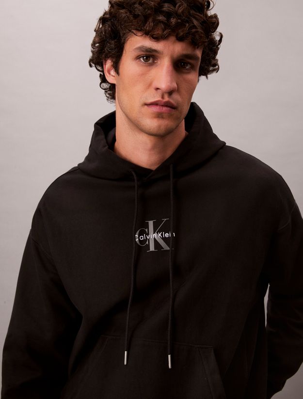 Premium Fleece Monogram Logo Hoodie