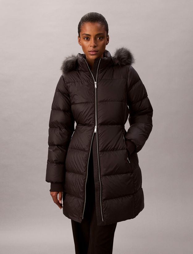 Long Down Puffer Coat