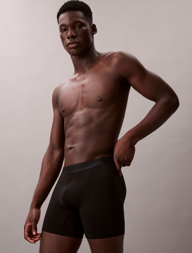 3 Pack Boxer Briefs - CK Black