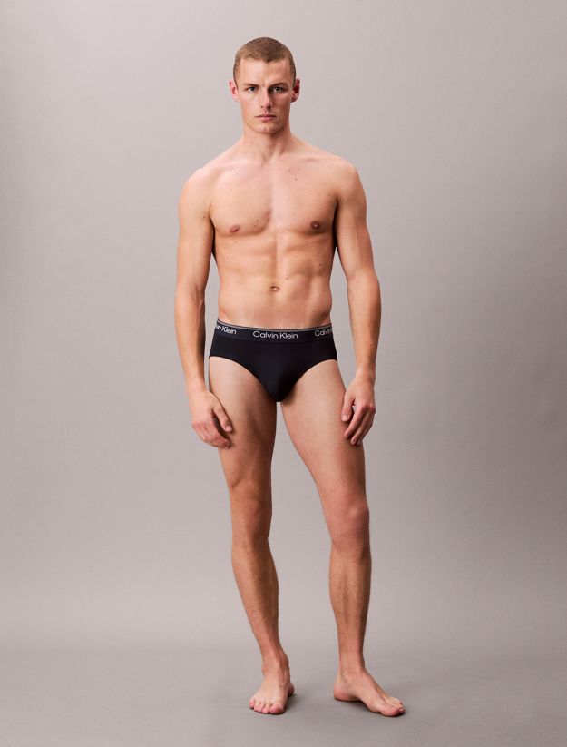 3 Pack Hip Briefs - Microfibre Stretch