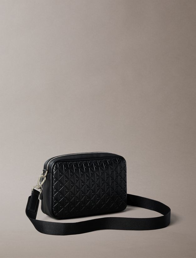 Embossed Allover Monogram Camera Bag