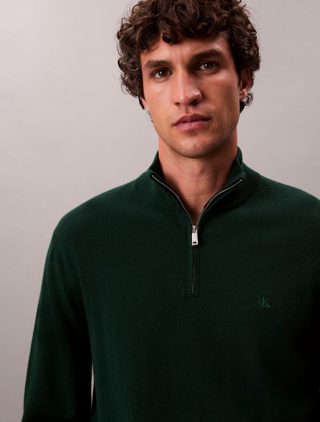 Quarter Zip Merino Jumper
