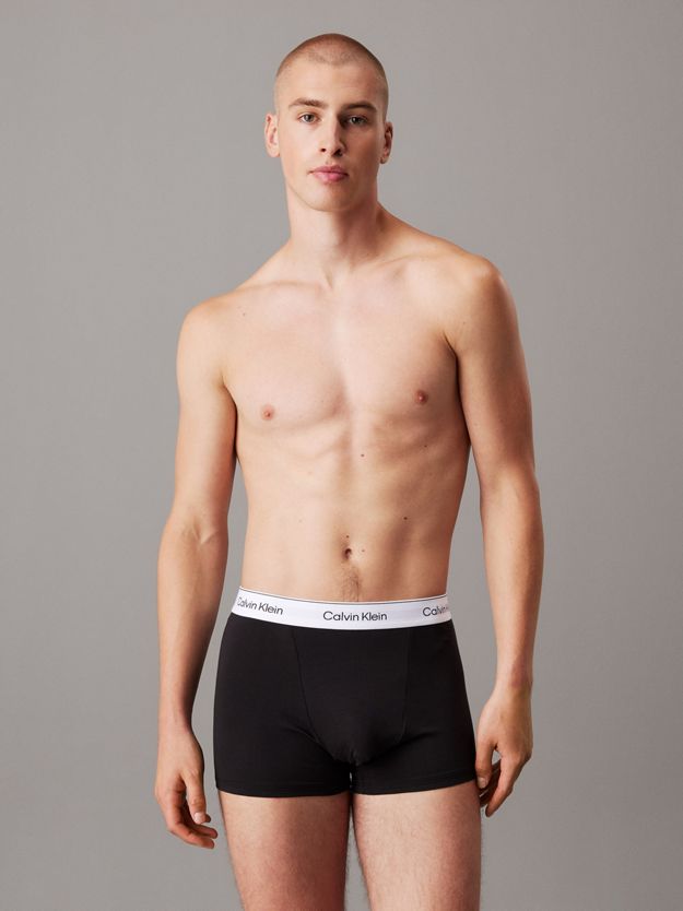 3 Pack Relaxed Dart Trunks - Icon Cotton Stretch