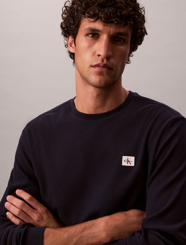 Long Sleeve Waffle T-shirt