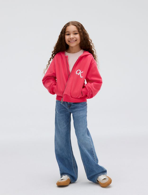 Relaxed Zip Up Hoodie