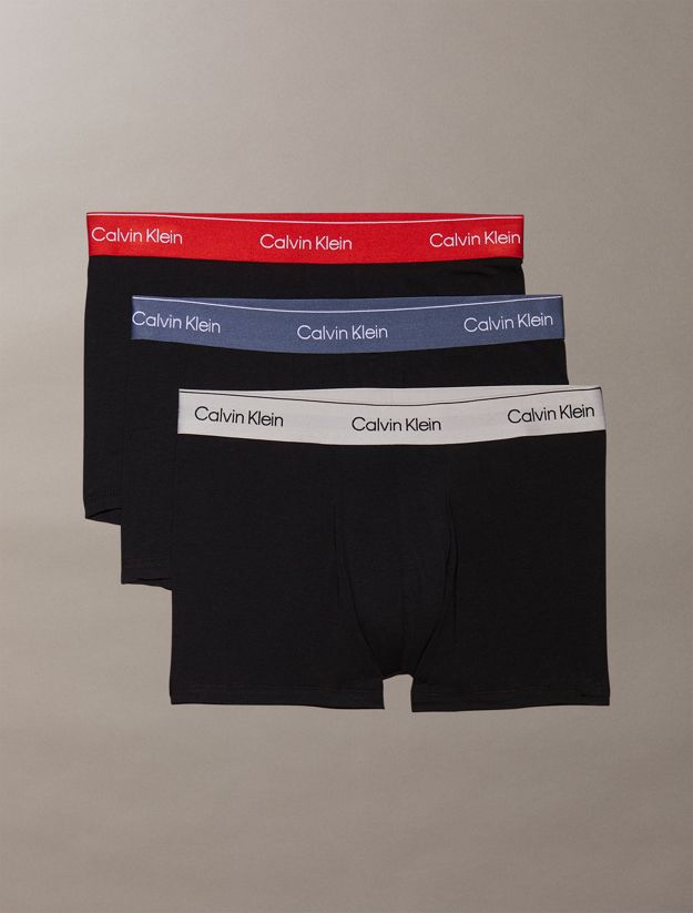 3 Pack Trunks - Icon Cotton Stretch