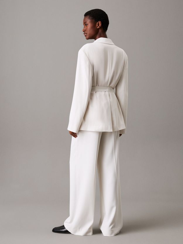 Travel Twill Belted Blazer