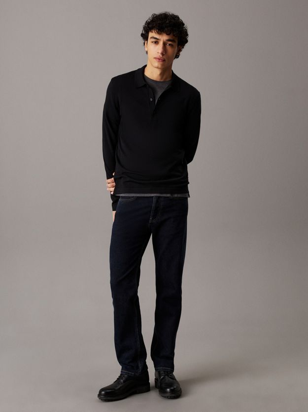 Merino Silk Polo Jumper