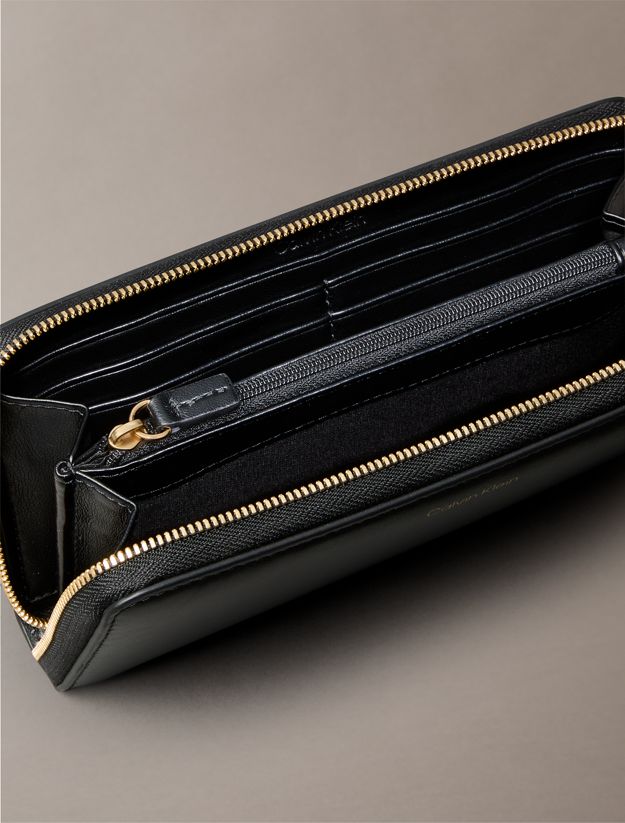 Leather Large Zip Wallet