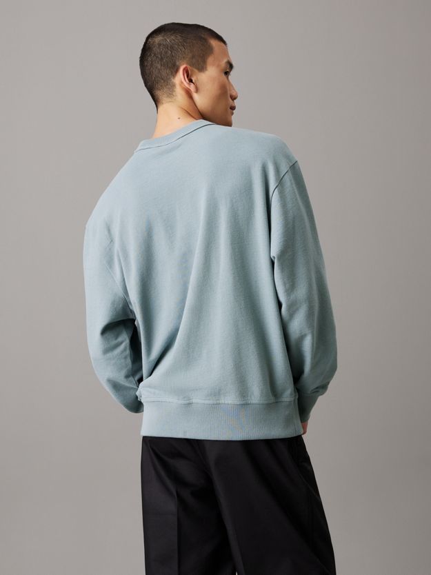 Relaxed Textured Cotton Sweatshirt