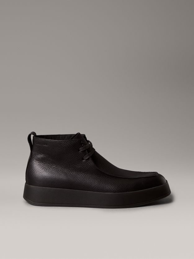 Leather Hybrid Cupsole Chukka Boots