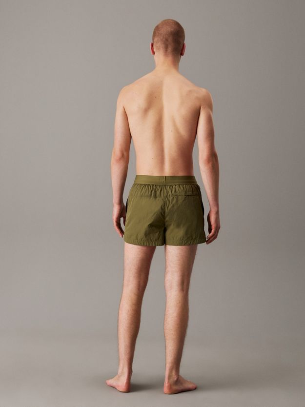 Logo Waistband Swim Shorts - CK Soft Nylon