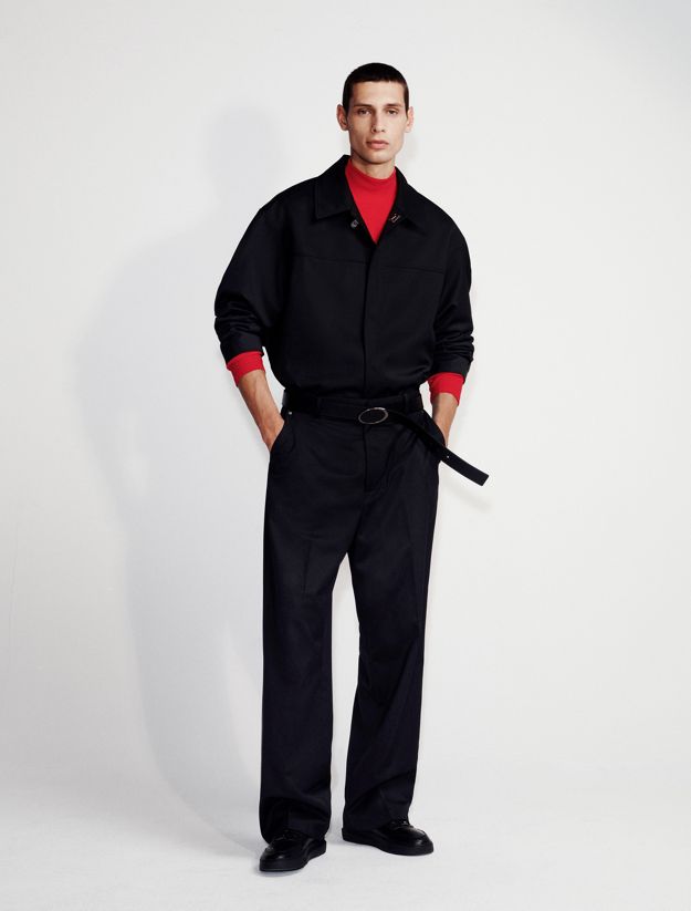 Turtleneck Ribbed Tee