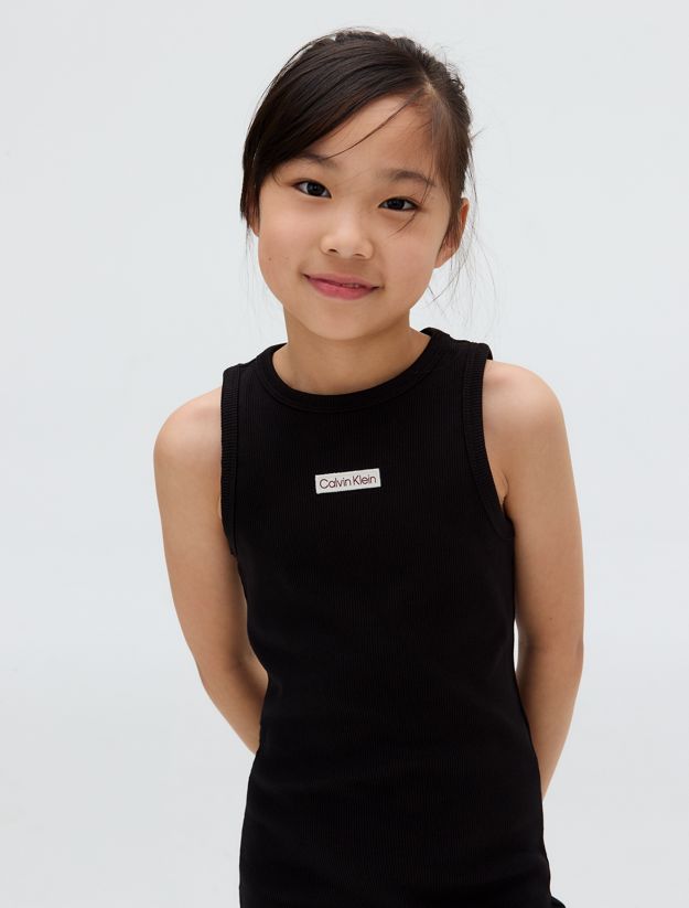 Slim Ribbed Sleeveless Dress