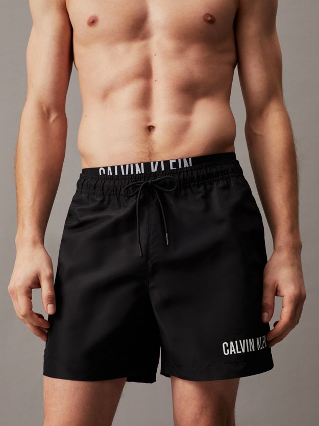 Double Waistband Swim Shorts - Intense Power