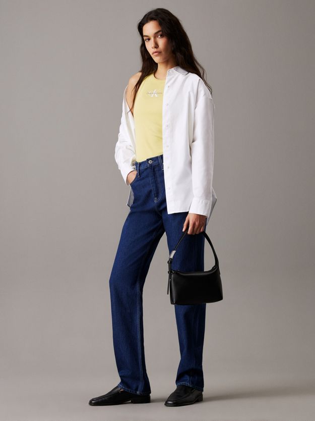 High Rise Straight Jeans