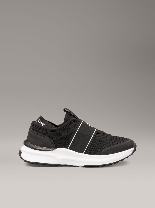 Kids Slip-On Knit Trainers