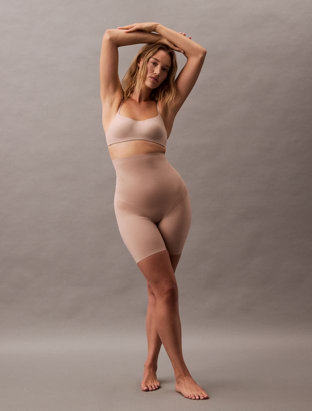 High Waisted Shapewear Shorts - Stay Put Stretch