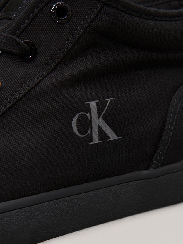 Canvas Low Profile High-Top Trainers