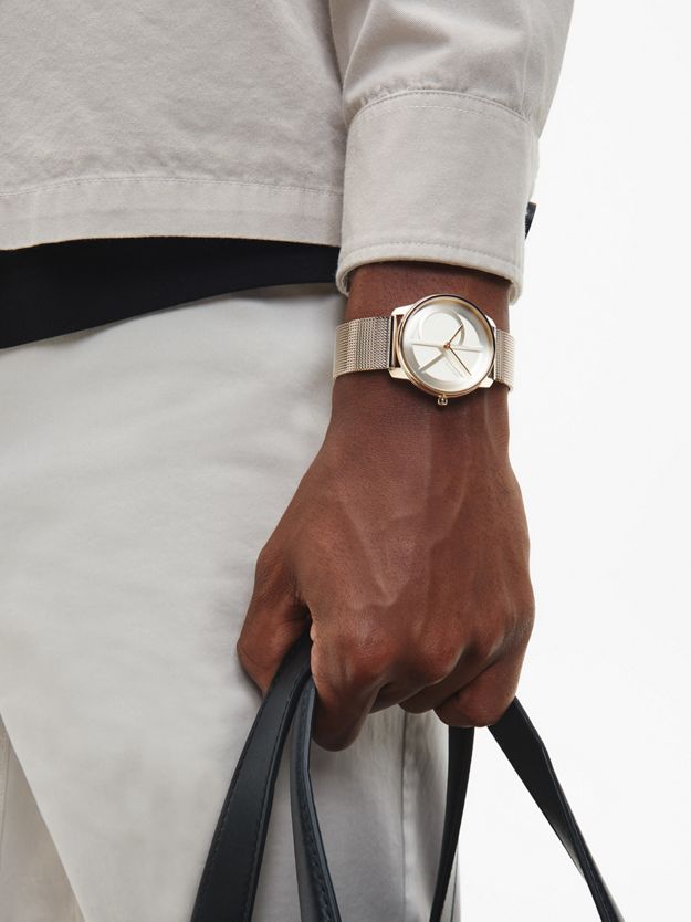 Monogram Logo Mesh Bracelet Watch