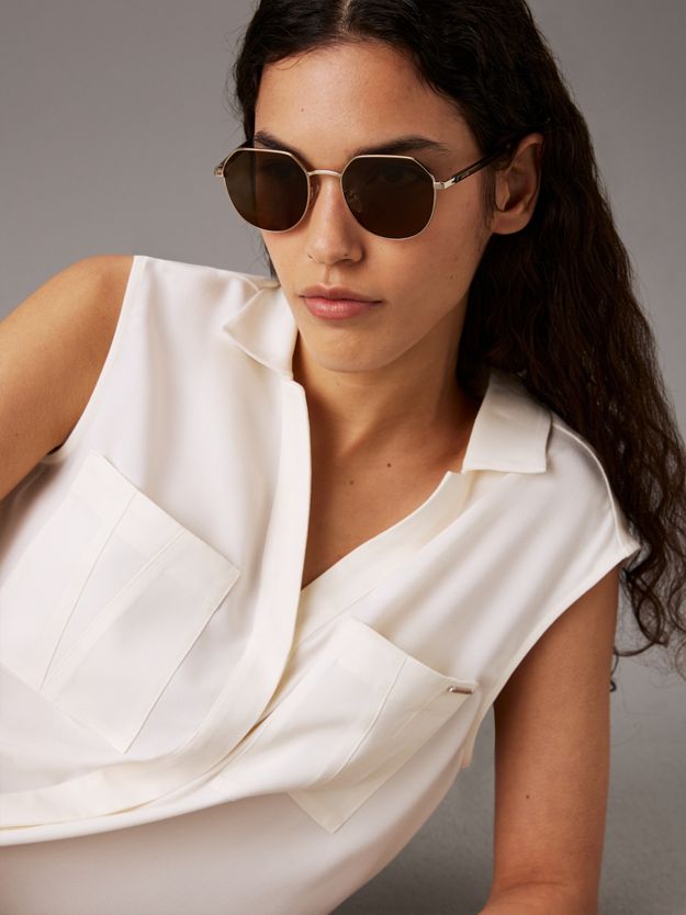 Round Sunglasses CK23125S