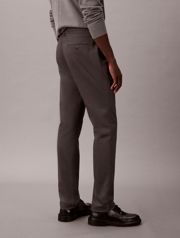 Slim Sateen Chino Trouser