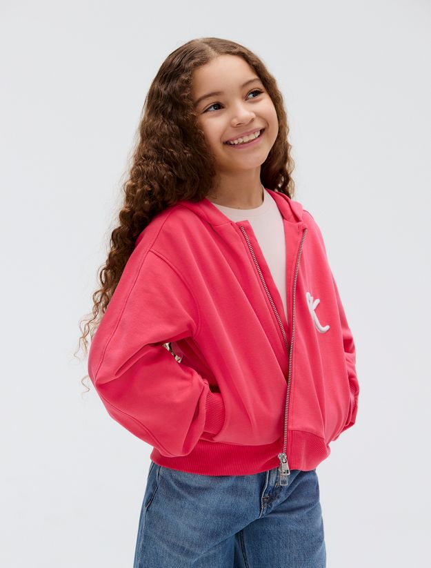 Relaxed Zip Up Hoodie