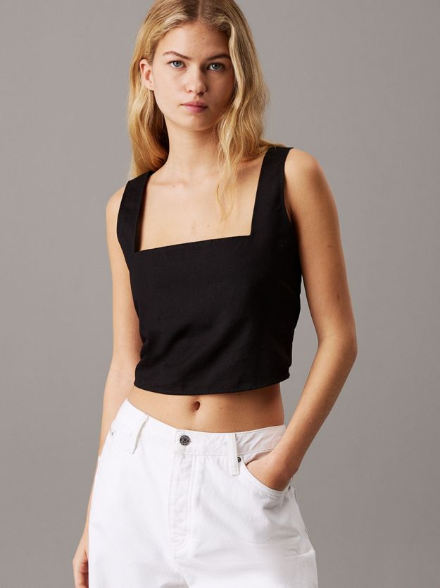 Soft Cotton Linen Twill Top