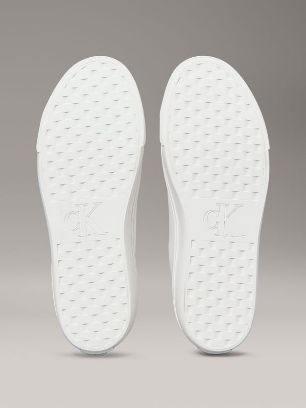 Leather Platform Trainers