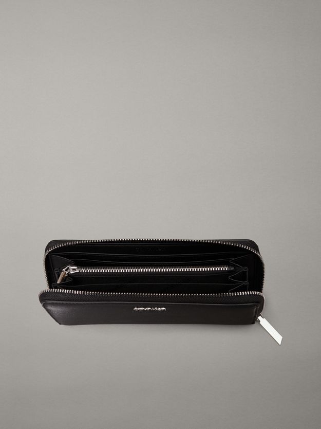 Large RFID Zip Around Wallet