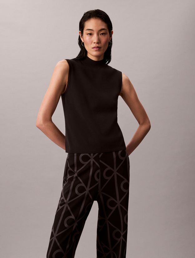 Jacquard Logo Pull On Trousers