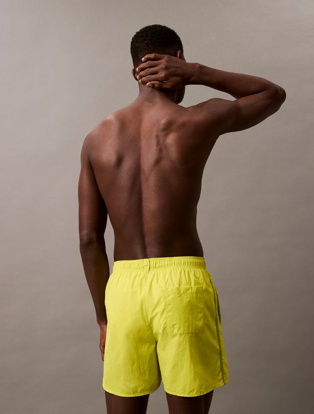 Medium Drawstring Swim Shorts - CK Monogram