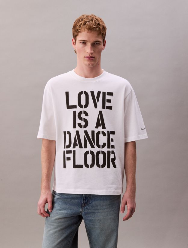 Marc Hundley Pride Love Is A Dance Floor Graphic Relaxed T-Shirt