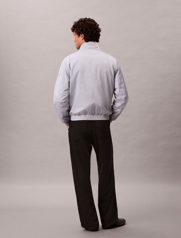 Padded Zip Mock Neck Jacket