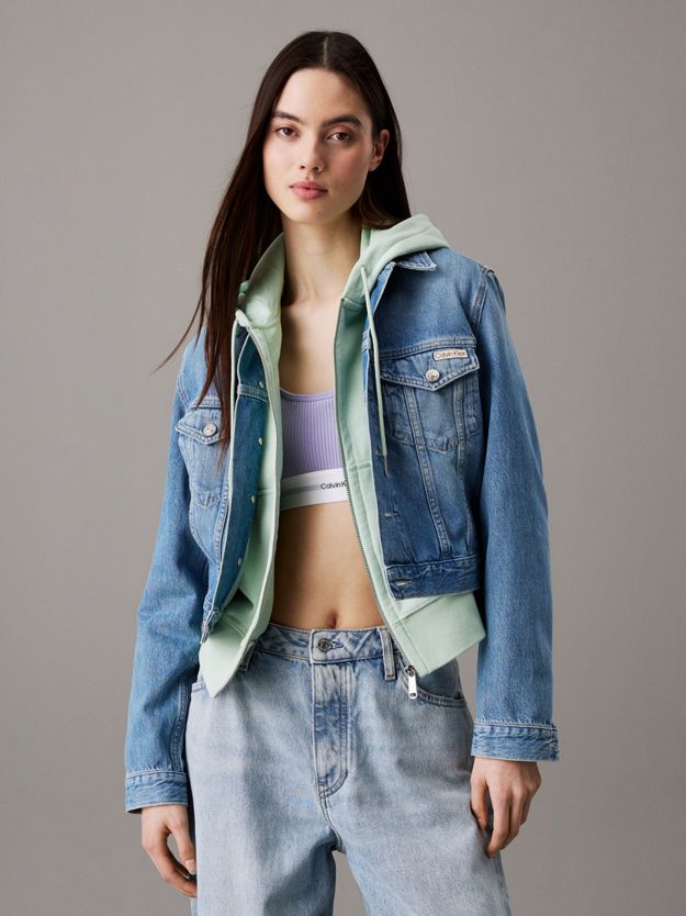 Cropped 90's Denim Jacket