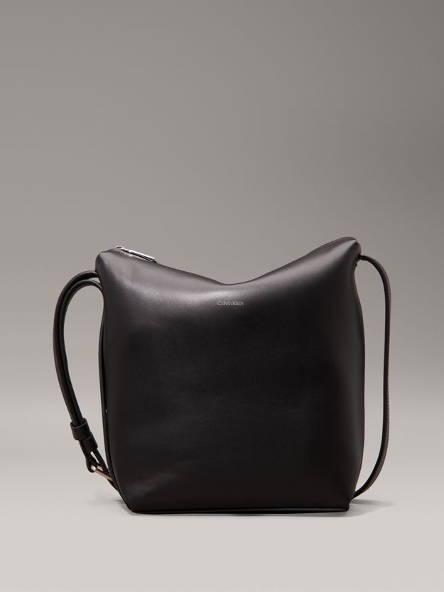 Leather Crossbody Tote Bag