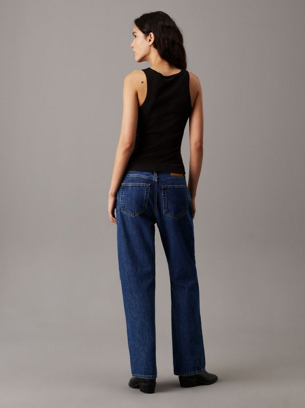 Slim Ribbed Cotton Tank Top