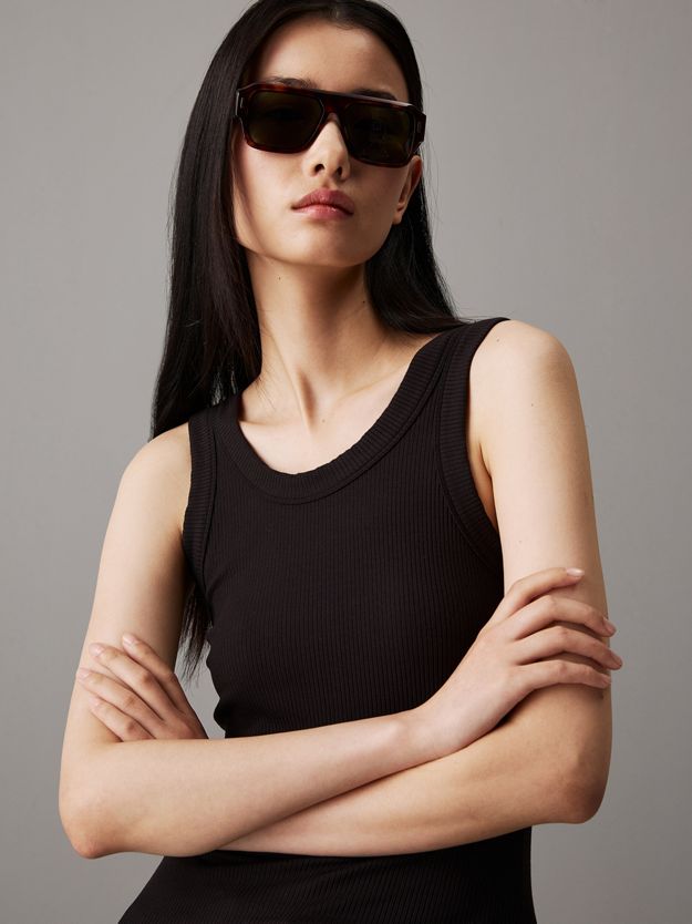 Modified Rectangle Sunglasses CK24501S