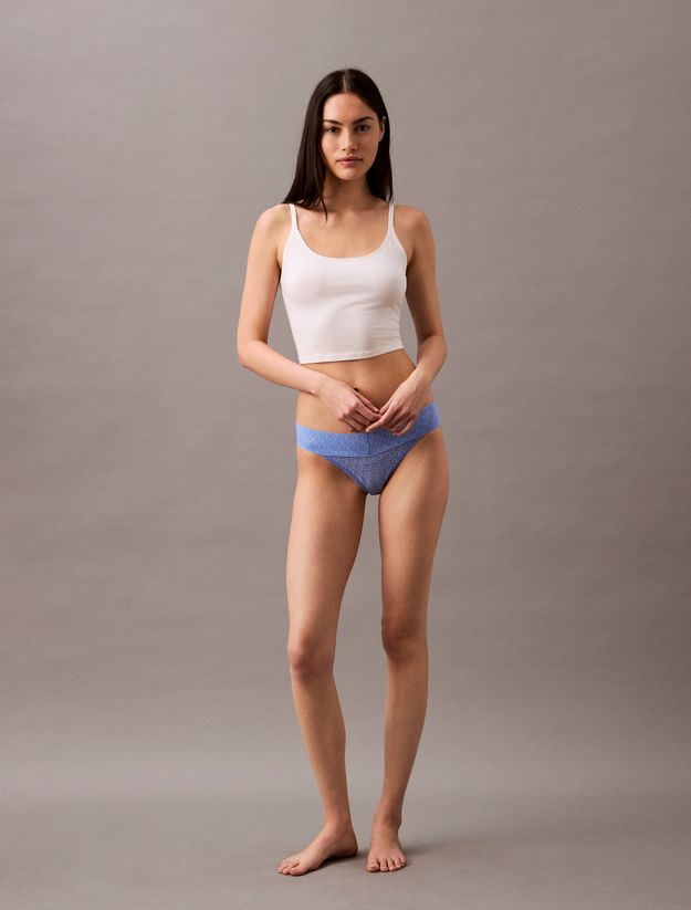 Low Rise Bikini Briefs - Icon Logo Lace