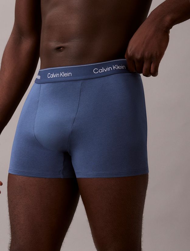 3 Pack Relaxed Dart Trunks - Icon Cotton Stretch