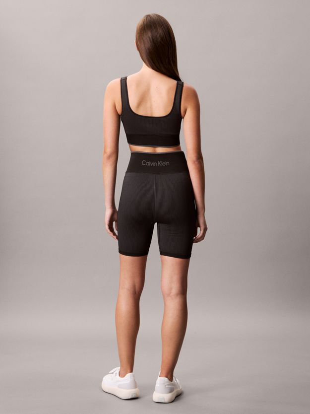 Ribbed Tight Gym Shorts