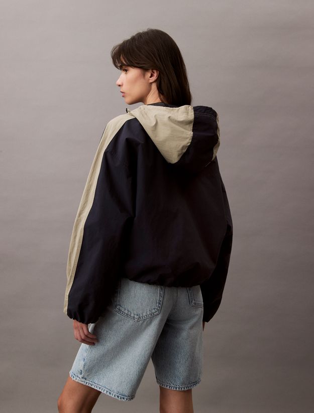 Two-Tone Ripstop Nylon Jacket