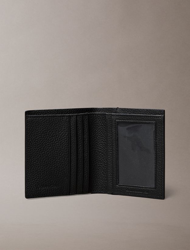 Foil Embossed Logo Slim Bifold Wallet