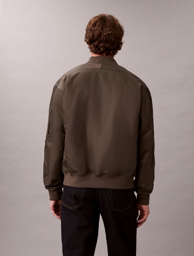 Nylon Bomber Jacket