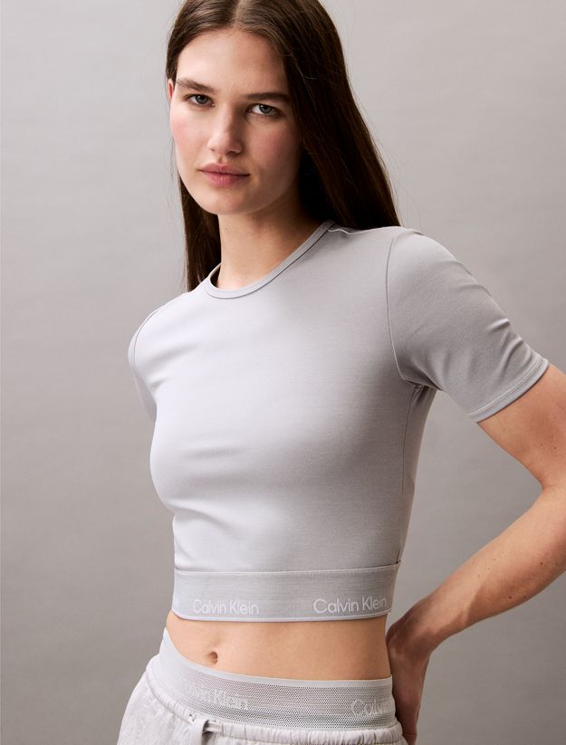 Cropped Performance Gym T-shirt