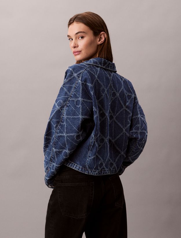 All-Over Logo Denim Jacket