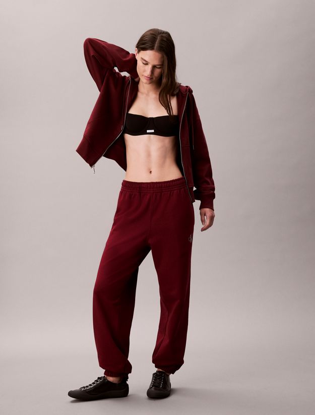 Cotton Terry Monogram Joggers